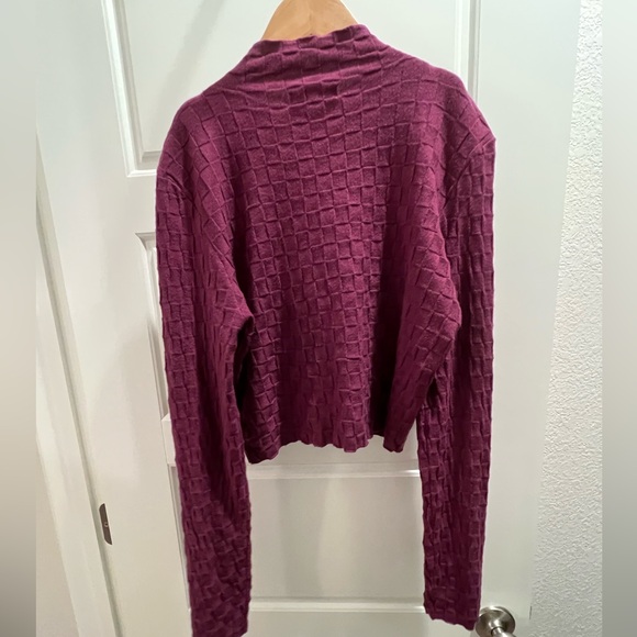 PacSun Purple Long sleeve mock neck - Picture 3 of 3